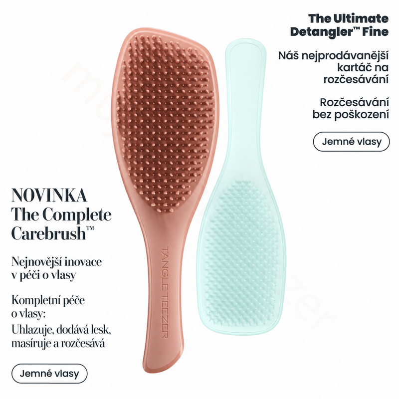 Tangle Teezer Hnědý kartáč Complete Care Brush Glazed Mocha