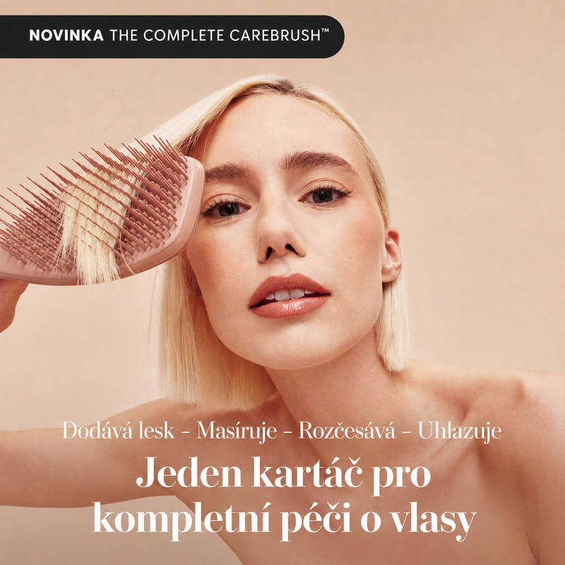 Tangle Teezer Hnědý kartáč Complete Care Brush Glazed Mocha